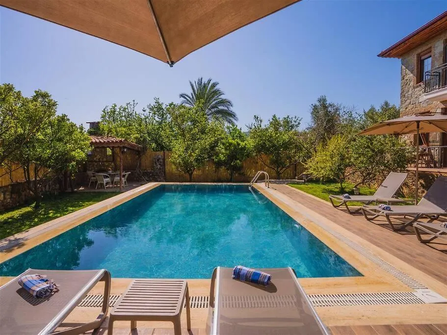 Fethiye Kayakoey'De Oezel Havuzlu Muhafazakar Villa Kaya Konak Turquía
